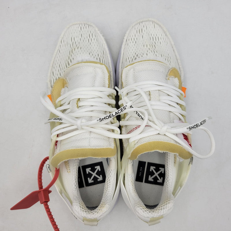 【中古品】【メンズ】 NIKE ナイキ × OFF-WHITE オフホワイト THE 10 : NIKE AIR PRESTO AA3830-100 エア プレスト スニーカー シューズ 靴 160-250609-as-20-izu サイズ：27cm カラー：WHITE/BLACK-CONE 万代Net店