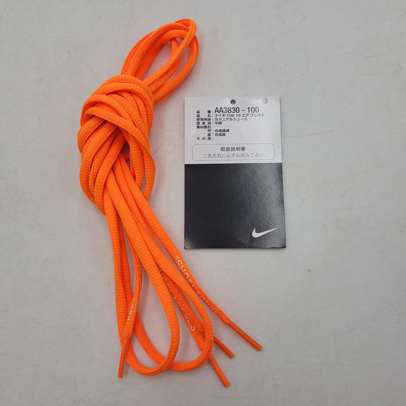 【中古品】【メンズ】 NIKE ナイキ × OFF-WHITE オフホワイト THE 10 : NIKE AIR PRESTO AA3830-100 エア プレスト スニーカー シューズ 靴 160-250609-as-20-izu サイズ：27cm カラー：WHITE/BLACK-CONE 万代Net店