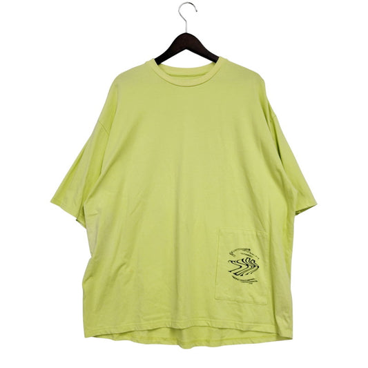 【中古品】【メンズ】 TIGHTBOOTH PRODUCTION タイトブースプロダクション BACK PRINT SS TEE バック プリント Tシャツ 半袖 トップス 142-250615-ay-02-izu サイズ：L カラー：イエロー系 万代Net店