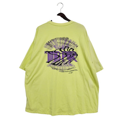 【中古品】【メンズ】 TIGHTBOOTH PRODUCTION タイトブースプロダクション BACK PRINT SS TEE バック プリント Tシャツ 半袖 トップス 142-250615-ay-02-izu サイズ：L カラー：イエロー系 万代Net店