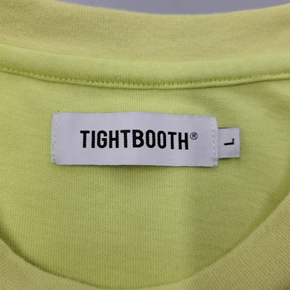 【中古品】【メンズ】 TIGHTBOOTH PRODUCTION タイトブースプロダクション BACK PRINT SS TEE バック プリント Tシャツ 半袖 トップス 142-250615-ay-02-izu サイズ：L カラー：イエロー系 万代Net店