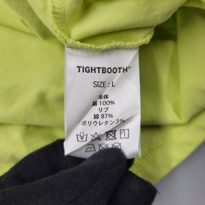 【中古品】【メンズ】 TIGHTBOOTH PRODUCTION タイトブースプロダクション BACK PRINT SS TEE バック プリント Tシャツ 半袖 トップス 142-250615-ay-02-izu サイズ：L カラー：イエロー系 万代Net店