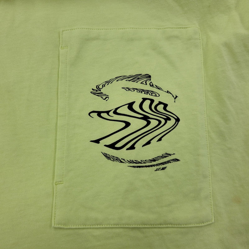 【中古品】【メンズ】 TIGHTBOOTH PRODUCTION タイトブースプロダクション BACK PRINT SS TEE バック プリント Tシャツ 半袖 トップス 142-250615-ay-02-izu サイズ：L カラー：イエロー系 万代Net店