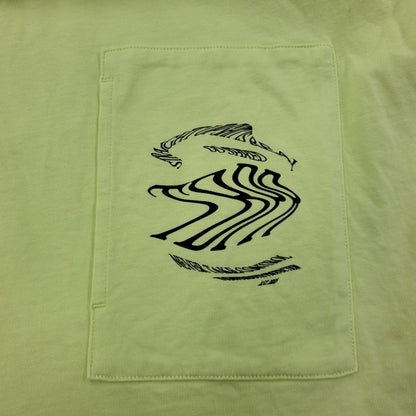 【中古品】【メンズ】 TIGHTBOOTH PRODUCTION タイトブースプロダクション BACK PRINT SS TEE バック プリント Tシャツ 半袖 トップス 142-250615-ay-02-izu サイズ：L カラー：イエロー系 万代Net店