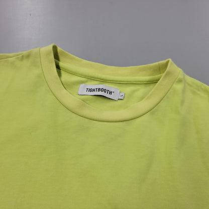 【中古品】【メンズ】 TIGHTBOOTH PRODUCTION タイトブースプロダクション BACK PRINT SS TEE バック プリント Tシャツ 半袖 トップス 142-250615-ay-02-izu サイズ：L カラー：イエロー系 万代Net店