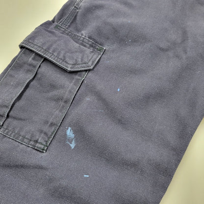 【中古品】【メンズ】 CARHARTT FLAME RESISTANT カーハート フレームレジスタント FRB240-DNY CARGO PANTS カーゴパンツ ズボン ボトムス 158-250614-ma-09-izu サイズ：32×30 カラー：NAVY 万代Net店