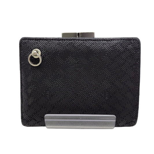 【中古品】【メンズ/レディース】 JAM HOME MADE ジャムホームメイド × INDEN-YA 印傳屋 がま口二つ折り財布 ウォレット 200-250614-as-27-izu カラー：ブラック 万代Net店