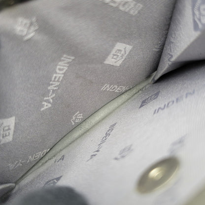 【中古品】【メンズ/レディース】 JAM HOME MADE ジャムホームメイド × INDEN-YA 印傳屋 がま口二つ折り財布 ウォレット 200-250614-as-27-izu カラー：ブラック 万代Net店