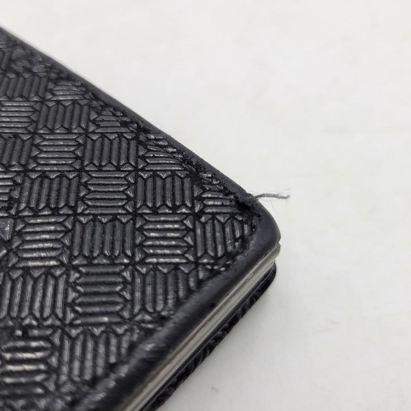 【中古品】【メンズ/レディース】 JAM HOME MADE ジャムホームメイド × INDEN-YA 印傳屋 がま口二つ折り財布 ウォレット 200-250614-as-27-izu カラー：ブラック 万代Net店