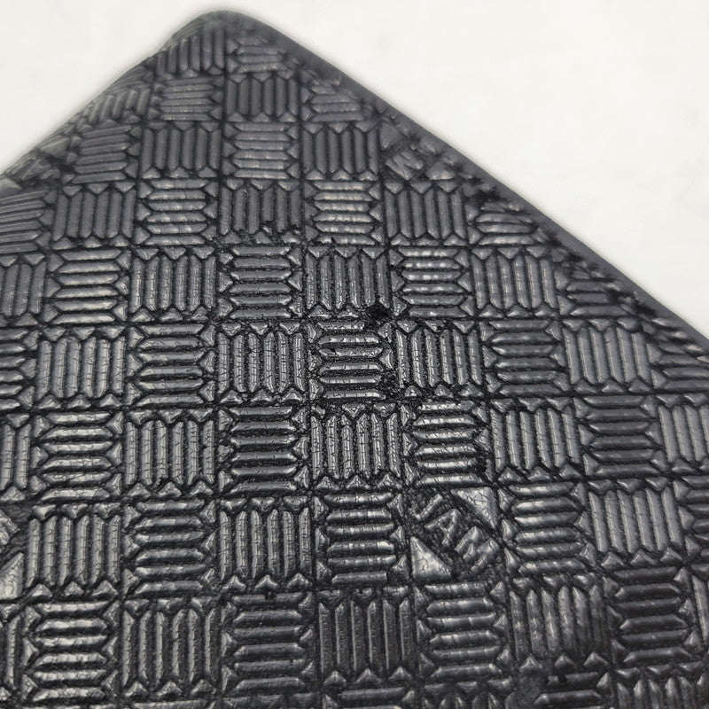 【中古品】【メンズ/レディース】 JAM HOME MADE ジャムホームメイド × INDEN-YA 印傳屋 がま口二つ折り財布 ウォレット 200-250614-as-27-izu カラー：ブラック 万代Net店