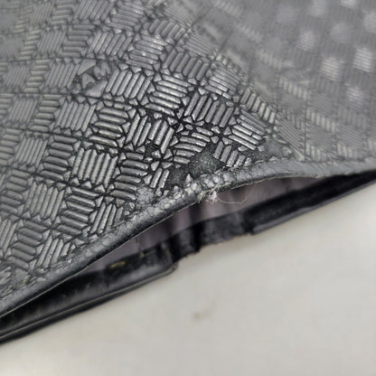 【中古品】【メンズ/レディース】 JAM HOME MADE ジャムホームメイド × INDEN-YA 印傳屋 がま口二つ折り財布 ウォレット 200-250614-as-27-izu カラー：ブラック 万代Net店