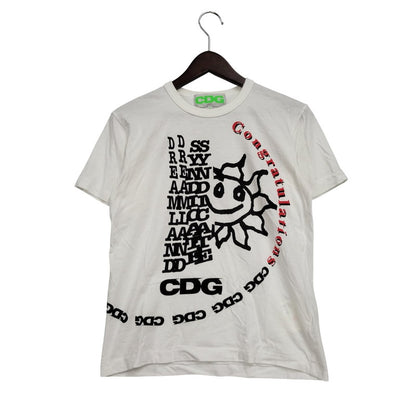 【中古品】【レディース】 CDG シーディージー OA-T012 DREAMLAND SYNDICATE TEE ドリームランドシンジケートT トップス 半袖 168-250614-ma-01-izu サイズ：S カラー：白 万代Net店