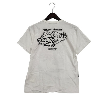 【中古品】【レディース】 CDG シーディージー OA-T012 DREAMLAND SYNDICATE TEE ドリームランドシンジケートT トップス 半袖 168-250614-ma-01-izu サイズ：S カラー：白 万代Net店