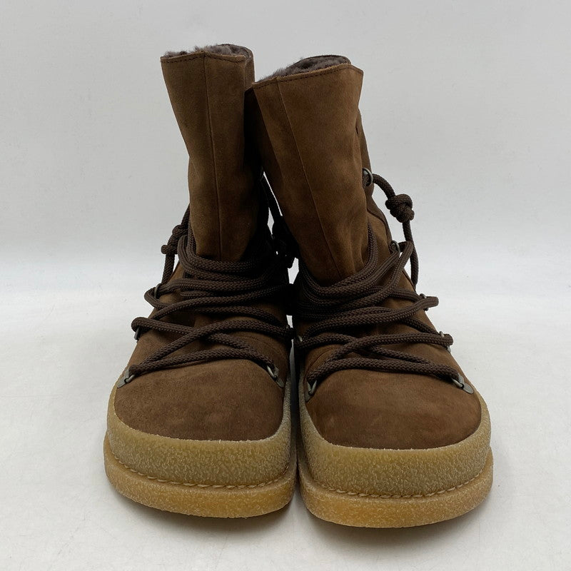 【中古品】【メンズ】 BIRKENSTOCK ビルケンシュトック MASI MOUTON BOOTS ムートンブーツ シューズ 靴 164-250613-as-01-izu サイズ：39 カラー：ブラウン 万代Net店