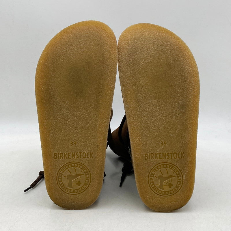 【中古品】【メンズ】 BIRKENSTOCK ビルケンシュトック MASI MOUTON BOOTS ムートンブーツ シューズ 靴 164-250613-as-01-izu サイズ：39 カラー：ブラウン 万代Net店