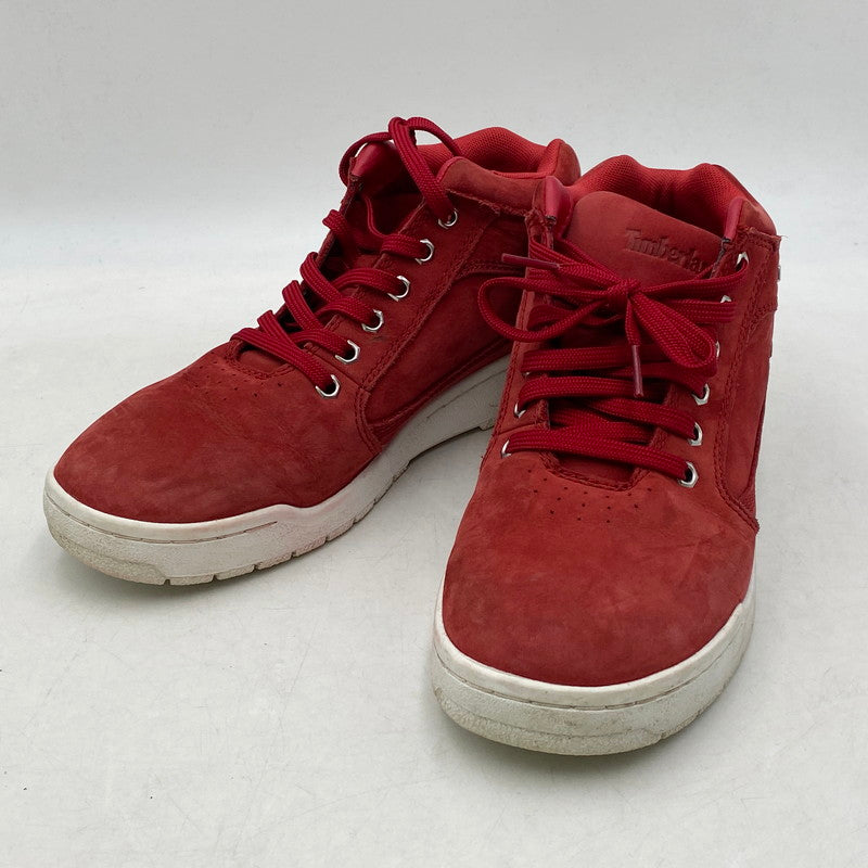 【中古品】【メンズ/レディース】 Timberland ティンバーランド YOUTH MERGE CHUKKA A1U8E ユースマージチャッカ スニーカー シューズ 靴 164-250613-as-03-izu サイズ：26cm カラー：レッド 万代Net店