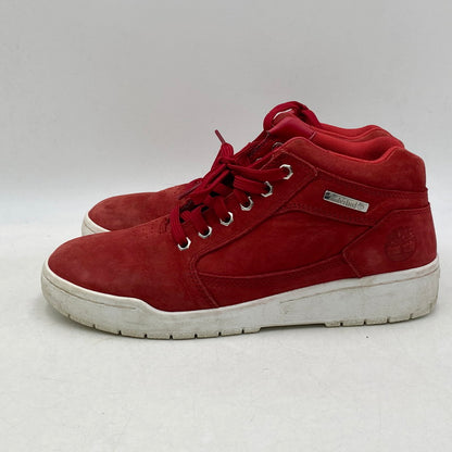 【中古品】【メンズ/レディース】 Timberland ティンバーランド YOUTH MERGE CHUKKA A1U8E ユースマージチャッカ スニーカー シューズ 靴 164-250613-as-03-izu サイズ：26cm カラー：レッド 万代Net店