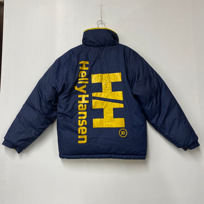 【現状渡し品】【メンズ】 HELLY HANSEN ヘリーハンセン REVERSIBLE DOWN JACKET D-OS-9300 210456AD リバーシブル ダウンジャケット アウター 144-250614-as-12-izu サイズ：M カラー：ネイビー/イエロー 万代Net店