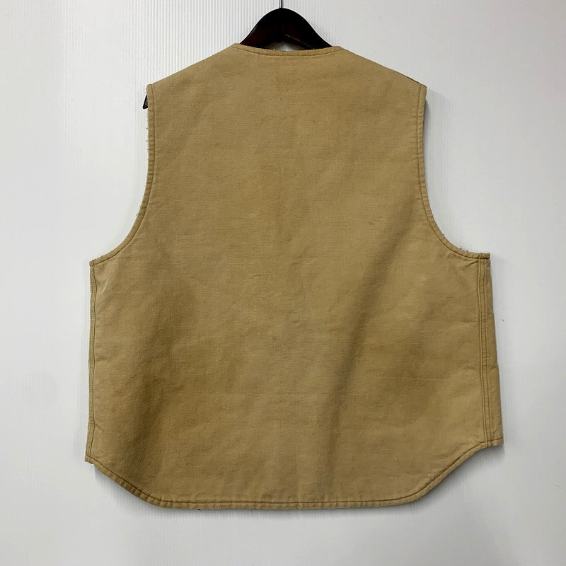【現状渡し品】【メンズ】 Carhartt カーハート FLEECE LINER WORK VEST フリースライナー ワークベスト 146-250611-as-06-izu カラー：ベージュ 万代Net店