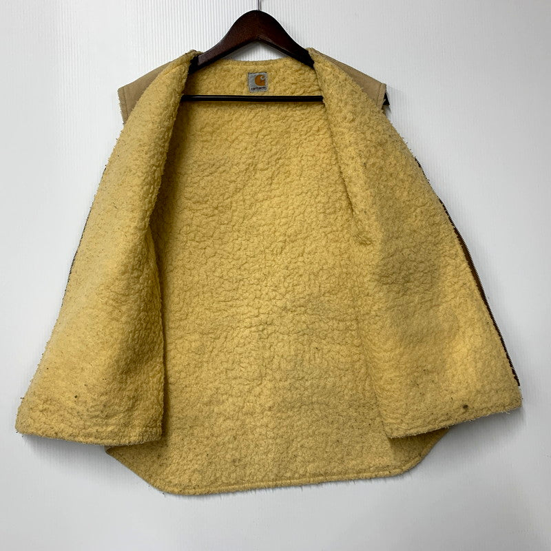 【現状渡し品】【メンズ】 Carhartt カーハート FLEECE LINER WORK VEST フリースライナー ワークベスト 146-250611-as-06-izu カラー：ベージュ 万代Net店