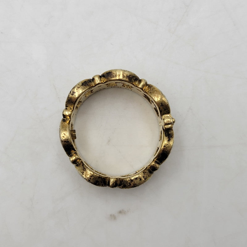 【中古品】【メンズ/レディース】 Justin Davis ジャスティンデイビス 925 VERONA RING ヴェローナ リング 指輪 アクセサリー 192-250615-as-21-izu カラー：ゴールド 万代Net店