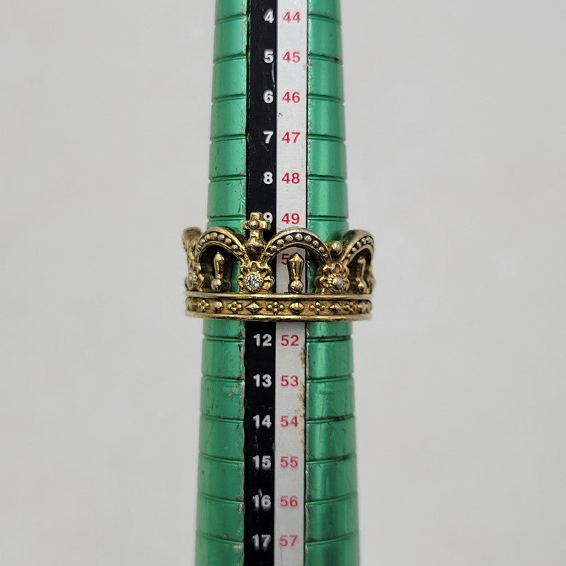 【中古品】【メンズ/レディース】 Justin Davis ジャスティンデイビス 925 VERONA RING ヴェローナ リング 指輪 アクセサリー 192-250615-as-21-izu カラー：ゴールド 万代Net店