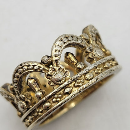 【中古品】【メンズ/レディース】 Justin Davis ジャスティンデイビス 925 VERONA RING ヴェローナ リング 指輪 アクセサリー 192-250615-as-21-izu カラー：ゴールド 万代Net店