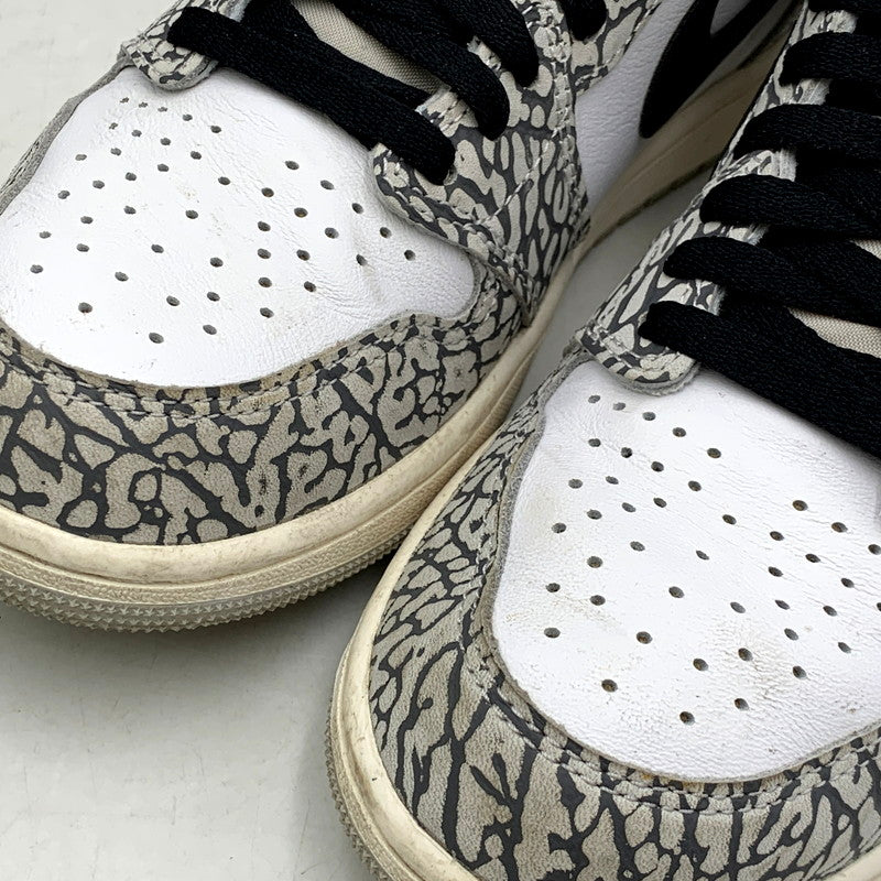 【中古品】【メンズ】 NIKE ナイキ DZ5485-052 AIR JORDAN 1 HIGH OG エアジョーダン 1 ハイ オリジナル 靴 スニーカー シューズ 160-250613-ma-01-izu サイズ：27cm カラー：WHITE CEMENT/SAFARI 万代Net店