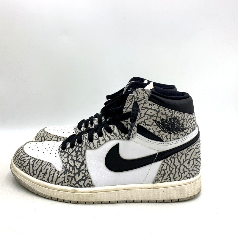 【中古品】【メンズ】 NIKE ナイキ DZ5485-052 AIR JORDAN 1 HIGH OG エアジョーダン 1 ハイ オリジナル 靴 スニーカー シューズ 160-250613-ma-01-izu サイズ：27cm カラー：WHITE CEMENT/SAFARI 万代Net店