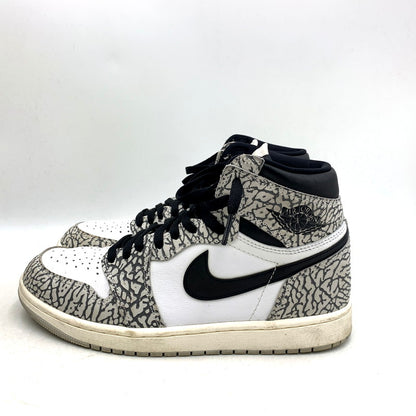 【中古品】【メンズ】 NIKE ナイキ DZ5485-052 AIR JORDAN 1 HIGH OG エアジョーダン 1 ハイ オリジナル 靴 スニーカー シューズ 160-250613-ma-01-izu サイズ：27cm カラー：WHITE CEMENT/SAFARI 万代Net店