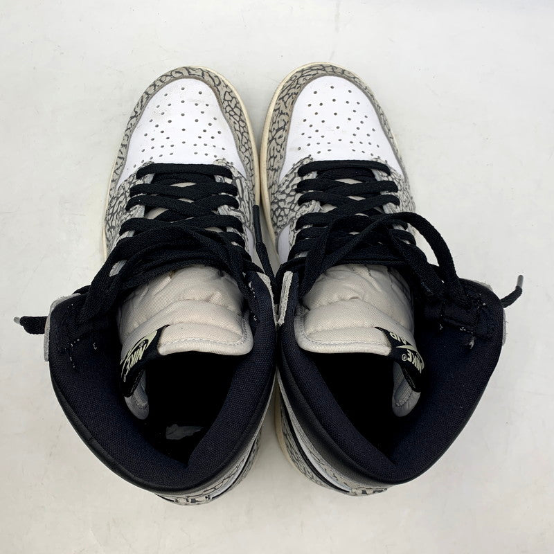 【中古品】【メンズ】 NIKE ナイキ DZ5485-052 AIR JORDAN 1 HIGH OG エアジョーダン 1 ハイ オリジナル 靴 スニーカー シューズ 160-250613-ma-01-izu サイズ：27cm カラー：WHITE CEMENT/SAFARI 万代Net店
