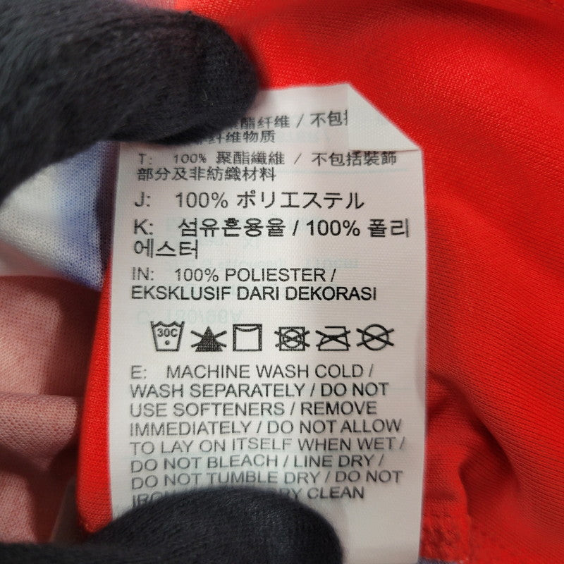 【中古品】【メンズ】 NIKE ナイキ ATLETICO DE MADRID 24-25 HOME SS UNIFORM FN8790-406 アトレティコ マドリード ホーム レプリカ ユニフォーム 半袖 ロゴ プリント トップス 148-250615-ay-05-izu サイズ：XL カラー：マルチ 万代Net店