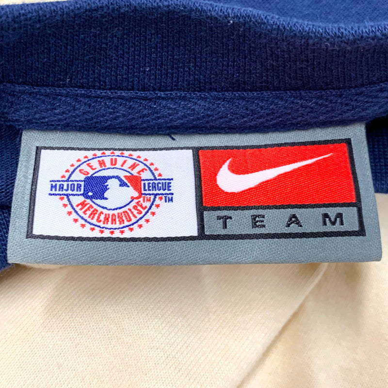 【中古品】【メンズ】 NIKE TEAM ナイキチーム SEATTLE MARINERS LOGO SWOOSH SS TEE シアトルマリナーズ ロゴスウッシュショートスリーブT トップス 半袖 146-250708-ma-08-izu サイズ：不明 カラー：ネイビー/クリーム 万代Net店