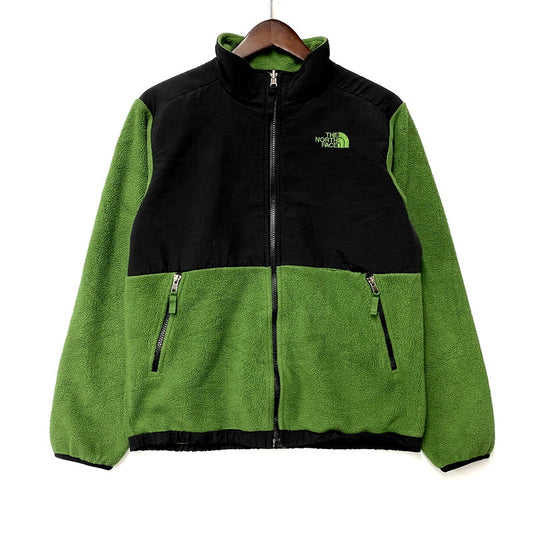 【現状渡し品】【キッズ】 THE NORTH FACE ザ・ノースフェイス POLARTEC FLEECE JACKET T201 ポーラテック フリースジャケット アウター 173-250620-as-04-izu サイズ：L カラー：グリーン×ブラック 万代Net店