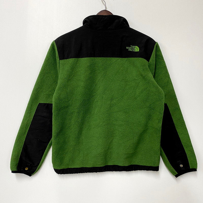 【現状渡し品】【キッズ】 THE NORTH FACE ザ・ノースフェイス POLARTEC FLEECE JACKET T201 ポーラテック フリースジャケット アウター 173-250620-as-04-izu サイズ：L カラー：グリーン×ブラック 万代Net店