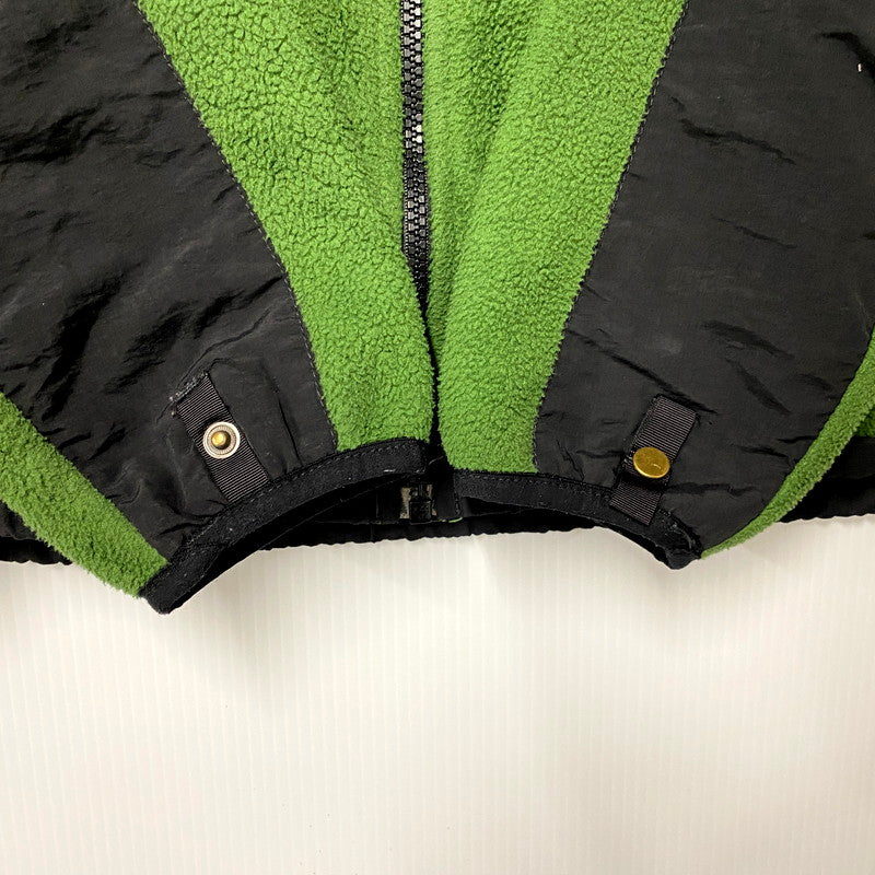 【現状渡し品】【キッズ】 THE NORTH FACE ザ・ノースフェイス POLARTEC FLEECE JACKET T201 ポーラテック フリースジャケット アウター 173-250620-as-04-izu サイズ：L カラー：グリーン×ブラック 万代Net店