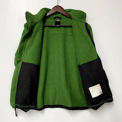 【現状渡し品】【キッズ】 THE NORTH FACE ザ・ノースフェイス POLARTEC FLEECE JACKET T201 ポーラテック フリースジャケット アウター 173-250620-as-04-izu サイズ：L カラー：グリーン×ブラック 万代Net店