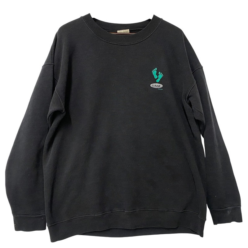 【中古品】【メンズ】 7.62 DESIGN 7.62デザイン USA製 USAF PARARESCUE SWEATSHIRT ユーエスエアフォース パラレスキュースウェットシャツ トップス 長袖 146-250621-ma-11-izu サイズ：不明 カラー：BLACK 万代Net店