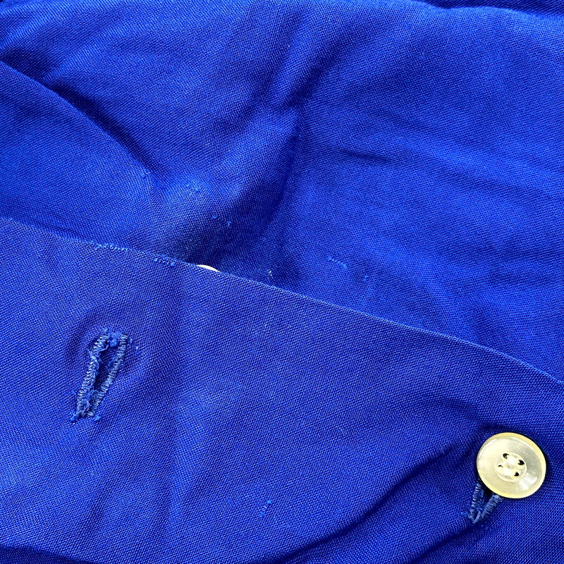 【現状渡し品】【メンズ】 NAT NAST ナットナスト FAIRGROUND SS BOWLING SHIRT ショートスリーブ ボーリングシャツ CREATIONタグ 半袖 トップス 146-250615-as-10-izu カラー：ブルー 万代Net店