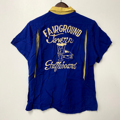 【現状渡し品】【メンズ】 NAT NAST ナットナスト FAIRGROUND SS BOWLING SHIRT ショートスリーブ ボーリングシャツ CREATIONタグ 半袖 トップス 146-250615-as-10-izu カラー：ブルー 万代Net店