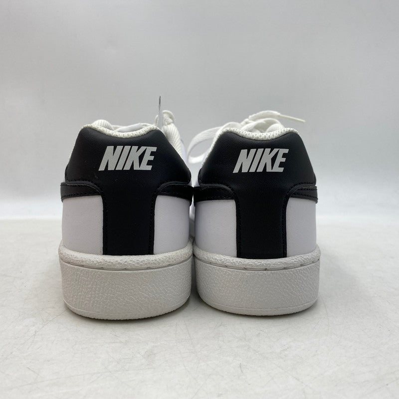 【中古美品】【メンズ/レディース】 NIKE ナイキ COURT ROYALE SL 844802-100 コート ロイヤル SL スニーカー シューズ 靴 160-250618-as-17-izu サイズ：25.5cm カラー：WHITE/BLACK 万代Net店