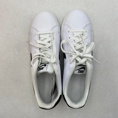 【中古美品】【メンズ/レディース】 NIKE ナイキ COURT ROYALE SL 844802-100 コート ロイヤル SL スニーカー シューズ 靴 160-250618-as-17-izu サイズ：25.5cm カラー：WHITE/BLACK 万代Net店