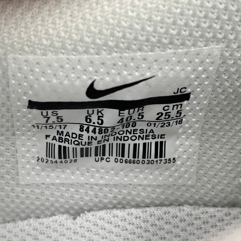 【中古美品】【メンズ/レディース】 NIKE ナイキ COURT ROYALE SL 844802-100 コート ロイヤル SL スニーカー シューズ 靴 160-250618-as-17-izu サイズ：25.5cm カラー：WHITE/BLACK 万代Net店