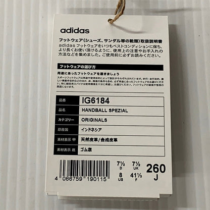 【中古品】【メンズ/レディース】 adidas アディダス HANDBALL SPEZIAL IG6184 ハンドボール スペツィアル スニーカー シューズ 靴 161-250618-as-03-izu サイズ：26cm カラー：MAROON/CBLACK/CRYWHT 万代Net店