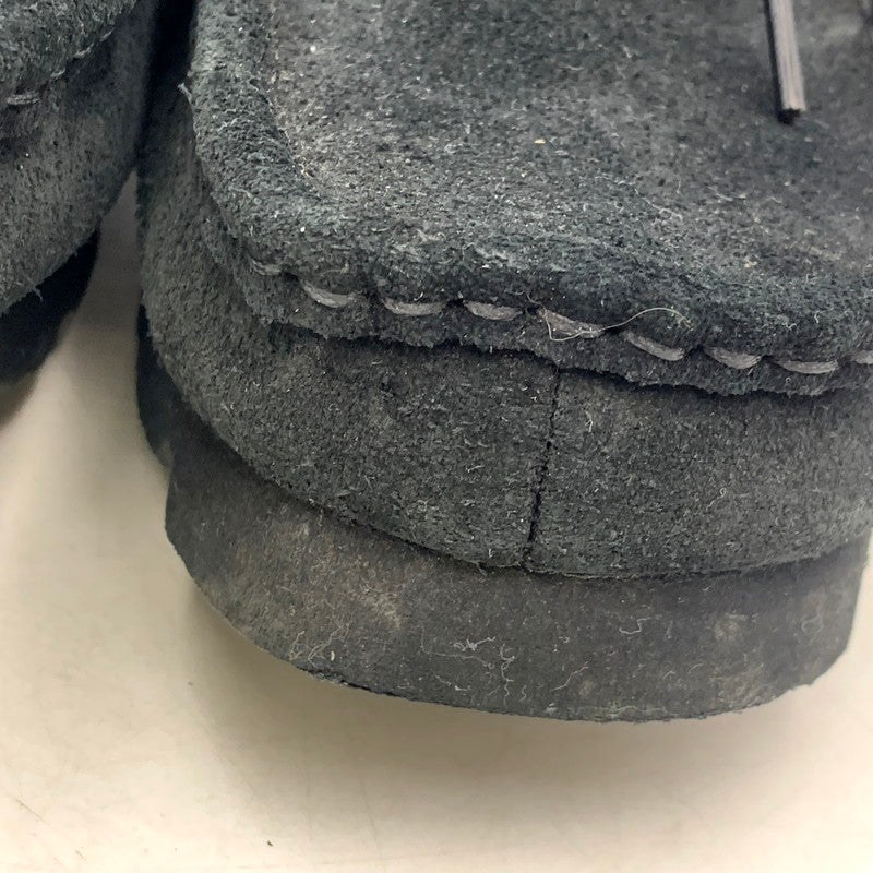 【中古品】【メンズ/レディース】 Clarks クラークス 261792517070 WALLABEE BT GTX ワラビーブーツ ゴアテックス 靴 シューズ 164-250616-ma-05-izu サイズ：25.5cm カラー：BLACK SUEDE 万代Net店