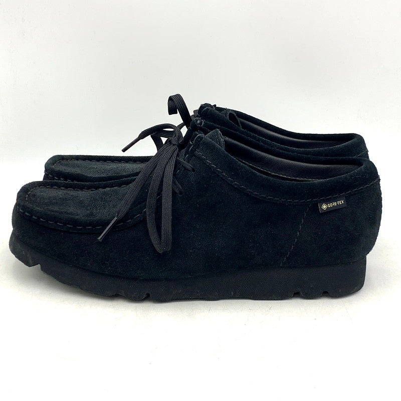 【中古品】【メンズ/レディース】 Clarks クラークス 261792517070 WALLABEE BT GTX ワラビーブーツ ゴアテックス 靴 シューズ 164-250616-ma-05-izu サイズ：25.5cm カラー：BLACK SUEDE 万代Net店