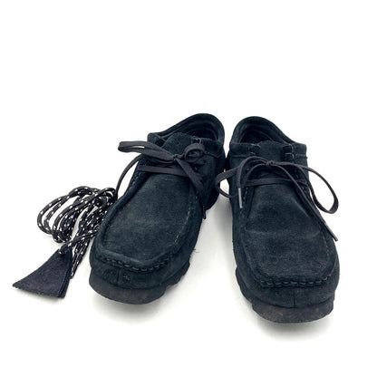 【中古品】【メンズ/レディース】 Clarks クラークス 261792517070 WALLABEE BT GTX ワラビーブーツ ゴアテックス 靴 シューズ 164-250616-ma-05-izu サイズ：25.5cm カラー：BLACK SUEDE 万代Net店