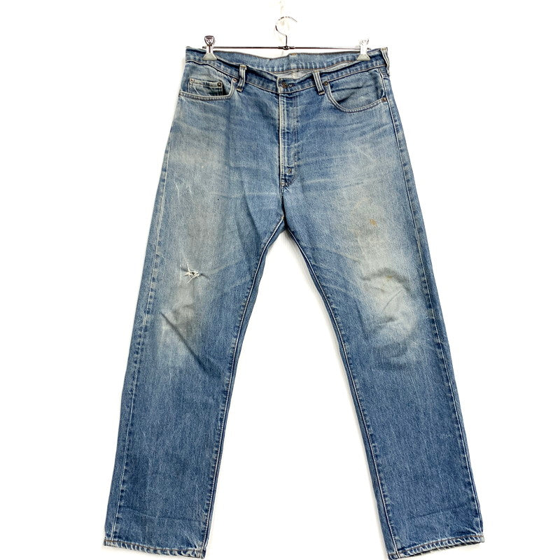 【現状渡し品】【メンズ】 Levi's リーバイス SMALL-E DENIM PANTS 505-0217 スモールE デニムパンツ ボタン裏刻印5 42TALON 不均等V ジーンズ ズボン ボトムス 157-250616-ay-10-izu サイズ：38×31 カラー：インディゴ 万代Net店