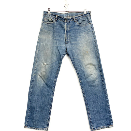 【現状渡し品】【メンズ】 Levi's リーバイス SMALL-E DENIM PANTS 505-0217 スモールE デニムパンツ ボタン裏刻印5 42TALON 不均等V ジーンズ ズボン ボトムス 157-250616-ay-10-izu サイズ：38×31 カラー：インディゴ 万代Net店