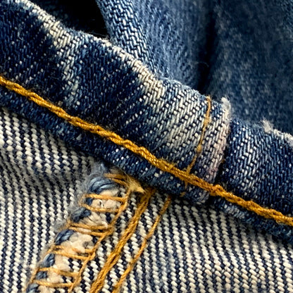 【現状渡し品】【メンズ】 Levi's リーバイス SMALL-E DENIM PANTS 505-0217 スモールE デニムパンツ ボタン裏刻印5 42TALON 不均等V ジーンズ ズボン ボトムス 157-250616-ay-10-izu サイズ：38×31 カラー：インディゴ 万代Net店